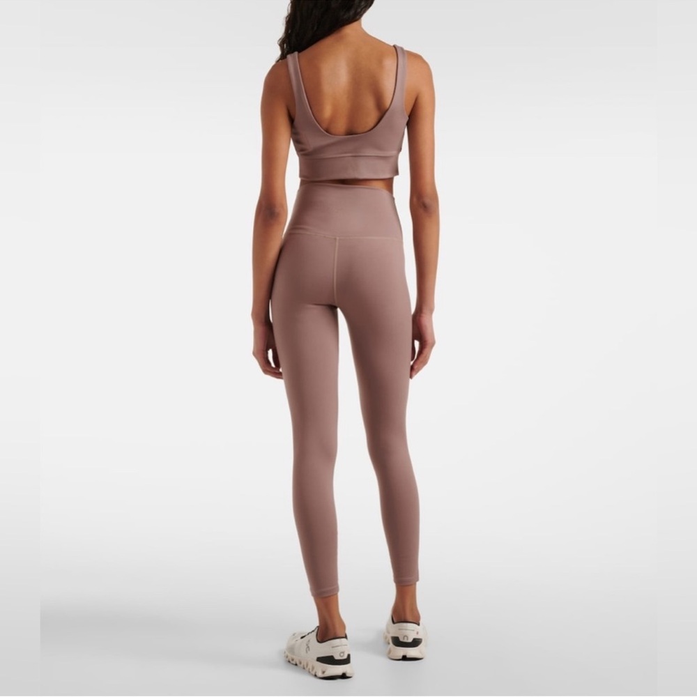 Varley FreeSoft High Rise Leggings 25” Taupe L NWT - Picture 3 of 12